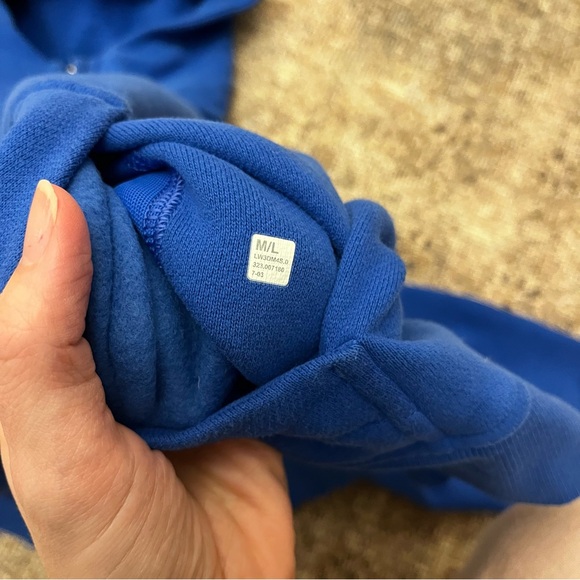 Lululemon Oversized Scuba Pitch Blue Half-Zip Hoodie M/L - Picture 5 of 7